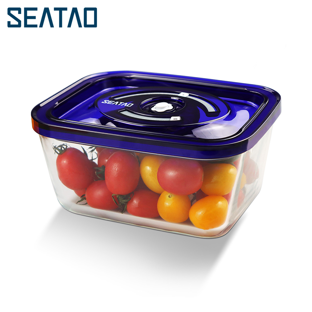 Meal Prep Glass Containers With Lids - SEATAO คอนเทนเนอร์อาหาร Preserve หมักสูญญากาศซีล Airtight พร้อมฝาปิดภาชนะบรรจุอาหาร