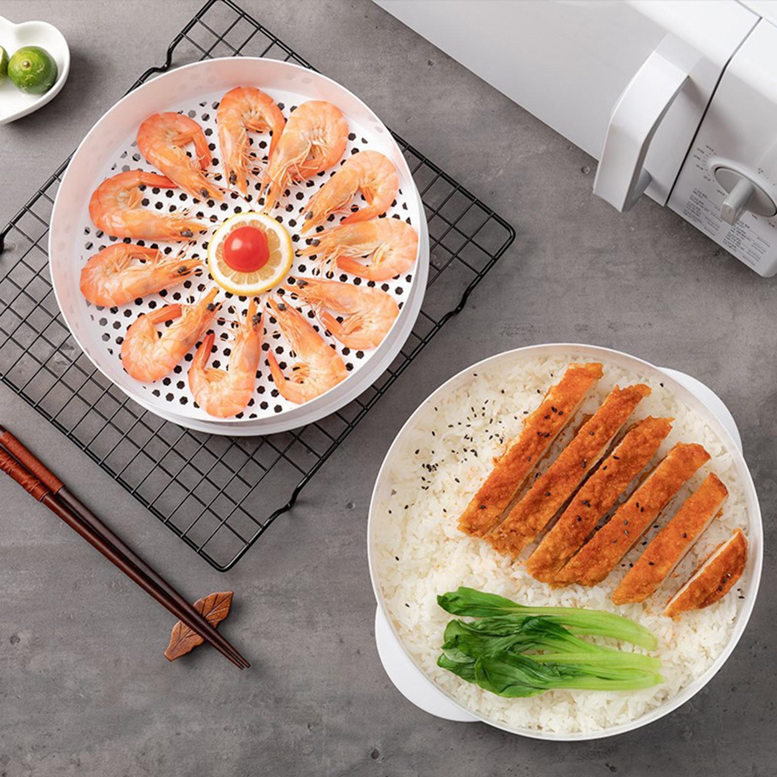 หม้อนึ่งอาหารไมโครเวฟแบบซ้อนได - Meal Prep Healthy บทวิจารณ์และราคา