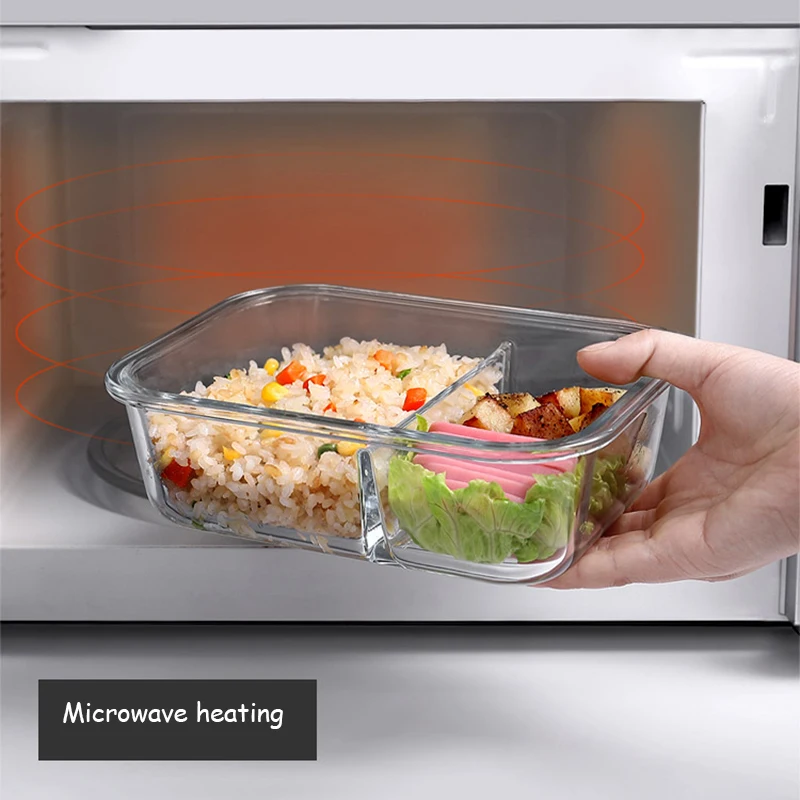 กล่องอาหารกลางวันแก้วปิดผนึกกล - Meal Prep Glass Containers With Lids บทวิจารณ์และราคา
