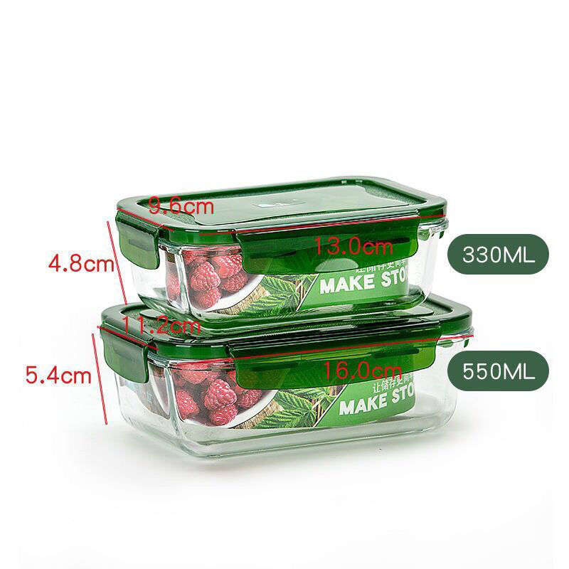 3ชิ้น/เตาอบไมโครเวฟความร้อนกล่ - Meal Prep Glass Containers With Lids บทวิจารณ์และราคา