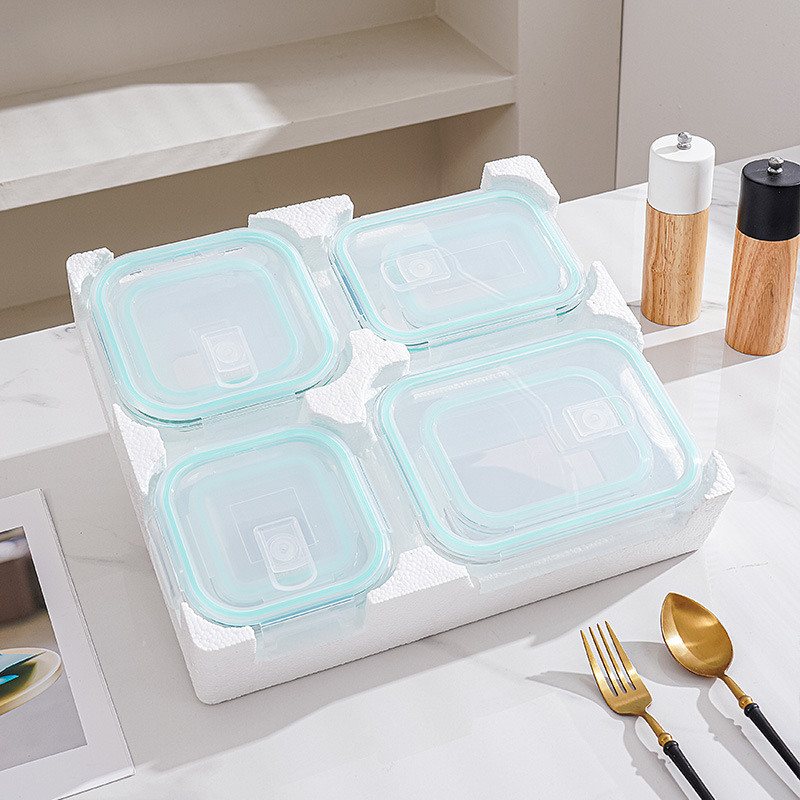 ชุดกล่องอาหารแก้ว 8 ชิ้น พร้อม - Meal Prep Glass Containers With Lids บทวิจารณ์และราคา