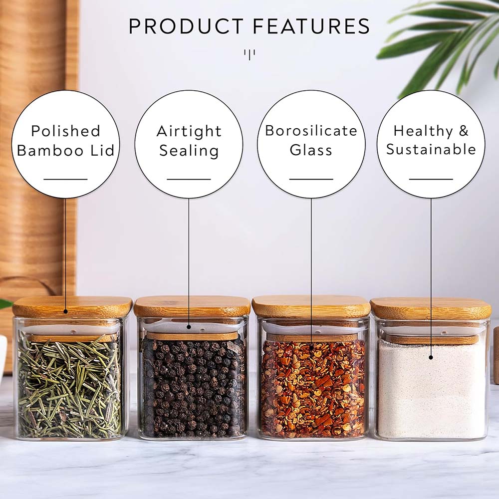 ชุดขวดโหลแก้วขนาด5ออนซ์พร้อมป้ - Meal Prep Glass Containers With Lids บทวิจารณ์และราคา