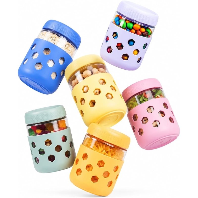 ขวดแก้วเนื้อนิ่มพร้อมฝาปิดสุญญ - Meal Prep Glass Containers With Lids บทวิจารณ์และราคา