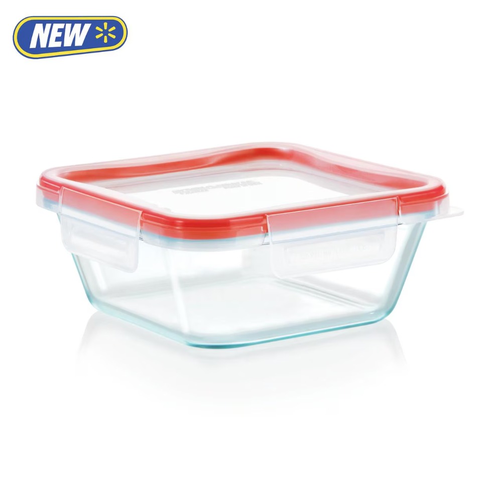 ภาชนะเก็บอาหารแก้วทรงสี่เหลี่ย - Meal Prep Oven Safe Containers บทวิจารณ์และราคา