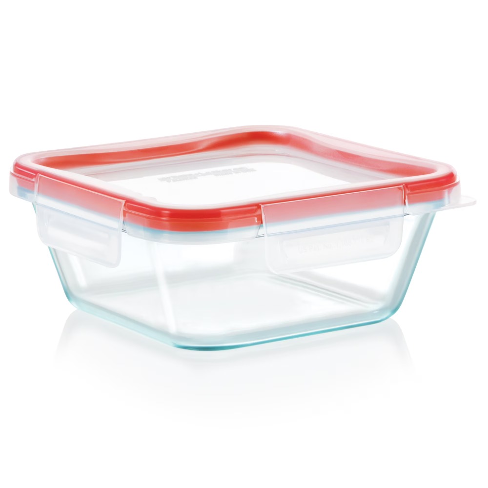 ภาชนะเก็บอาหารแก้วทรงสี่เหลี่ย - Meal Prep Oven Safe Containers บทวิจารณ์และราคา
