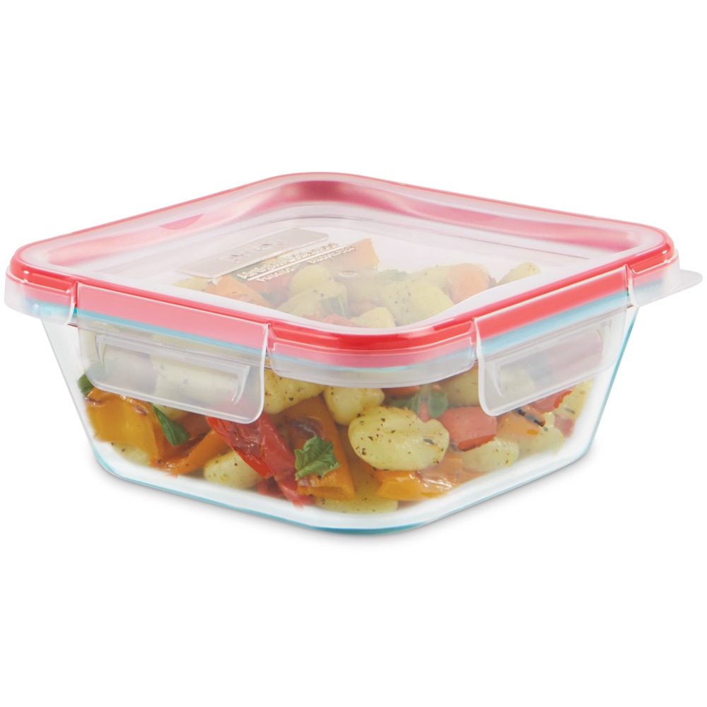 ภาชนะเก็บอาหารแก้วทรงสี่เหลี่ย - Meal Prep Oven Safe Containers บทวิจารณ์และราคา