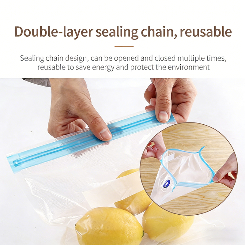 ถุงซีลสูญญากาศแบบใช้ซ้ำได้พร้อ - Meal Prep Ziplock บทวิจารณ์และราคา