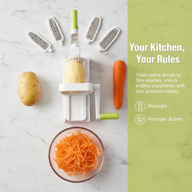 เครื่องทำเส้นมันฝรั่งสแตนเลส 4 - Meal Prep Healthy บทวิจารณ์และราคา