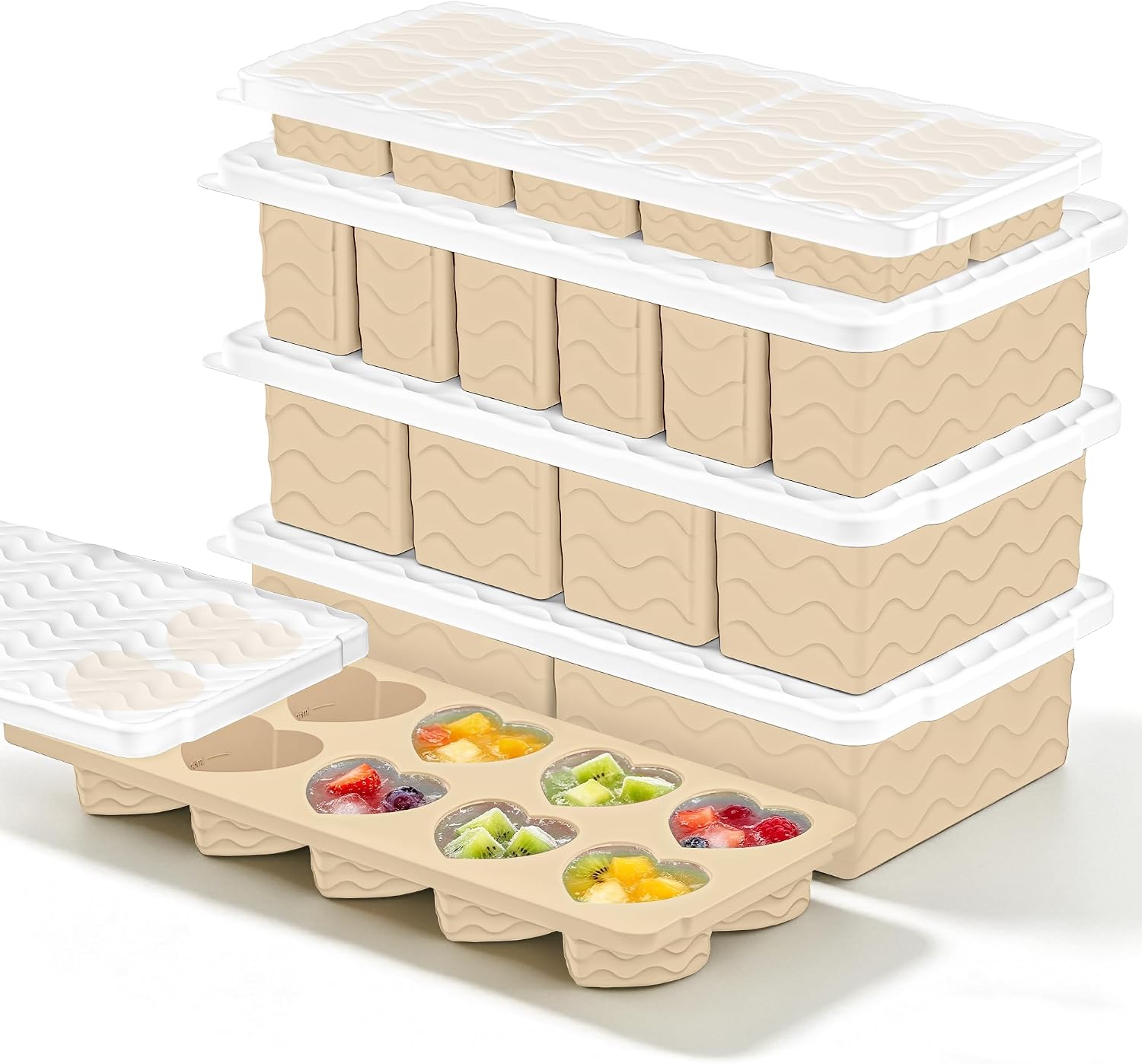 แม่พิมพ์ซิลิโคนสำหรับแช่แข็งพร - Meal Prep Oven Safe Containers บทวิจารณ์และราคา