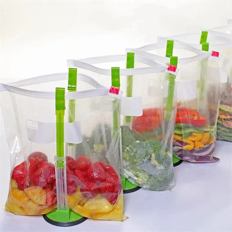 ปรับ Baggy Rack ผู้ถือสําหรับถ - Meal Prep Ziplock บทวิจารณ์และราคา