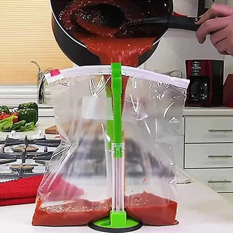 ปรับ Baggy Rack ผู้ถือสําหรับถ - Meal Prep Ziplock บทวิจารณ์และราคา