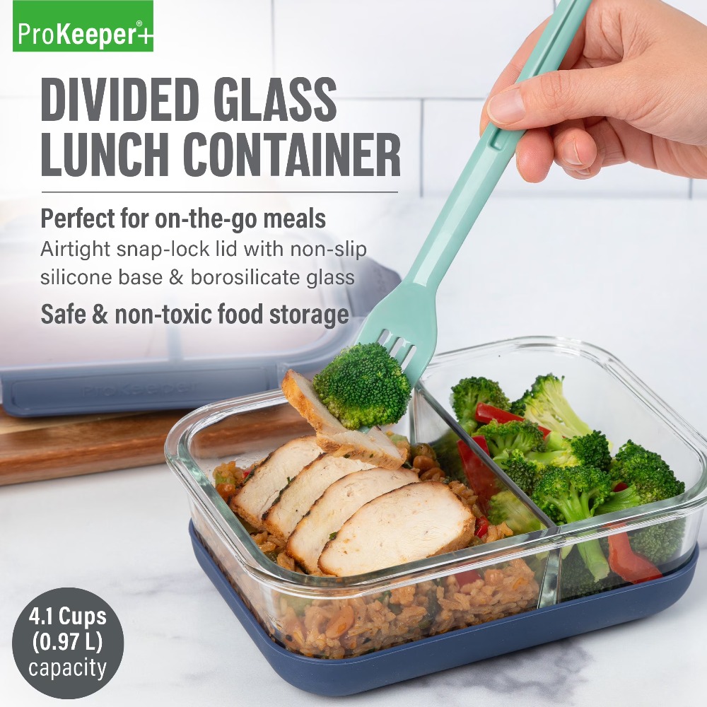 ชุดกล่องใส่อาหารแก้วโบโรซิลิเก - Meal Prep Oven Safe Containers บทวิจารณ์และราคา