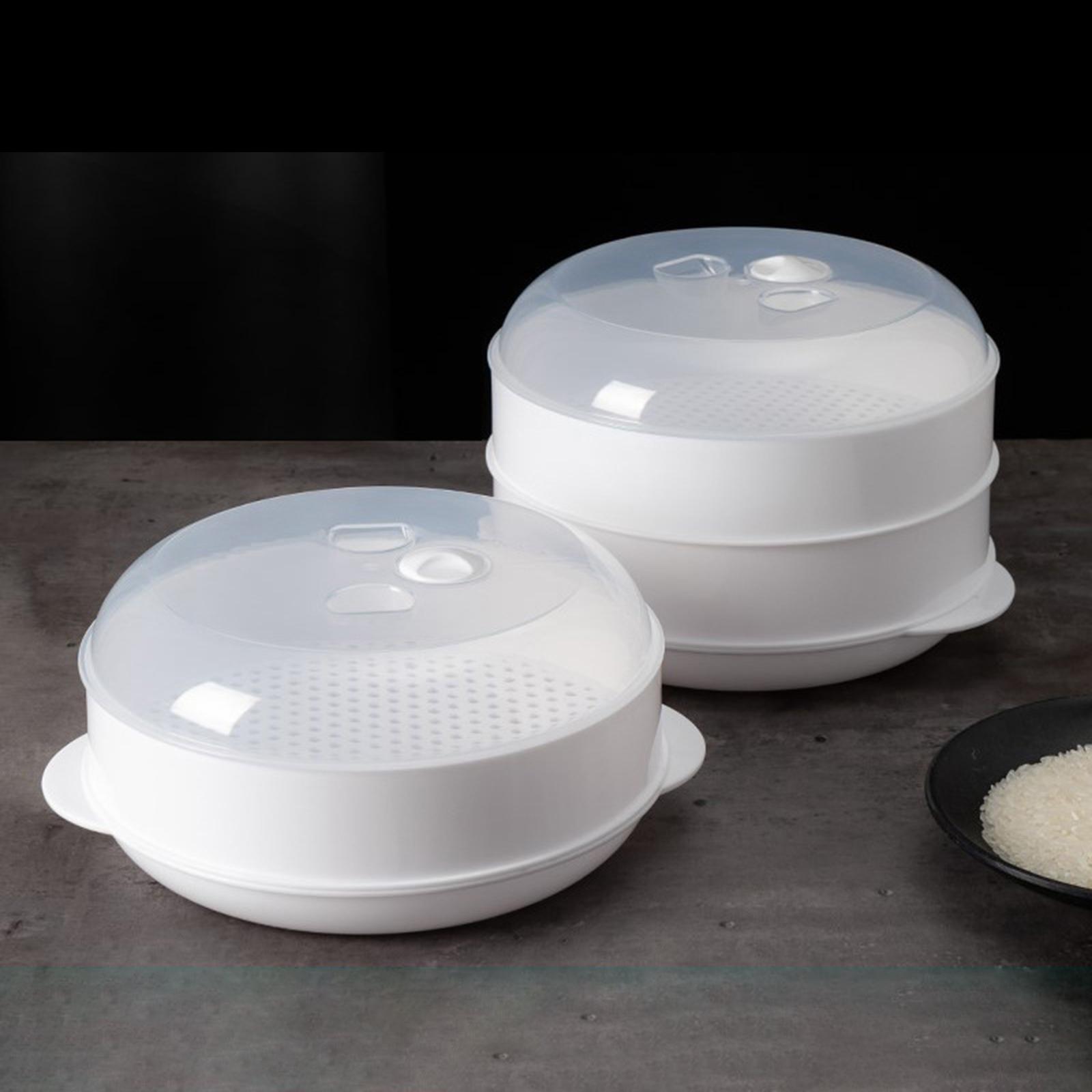 หม้อนึ่งไมโครเวฟแบบซ้อนได้ ทนค - Meal Prep Healthy บทวิจารณ์และราคา