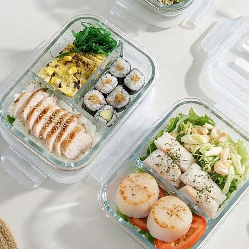 ภาชนะแก้วสำหรับเก็บอาหารพร้อมฝ - Meal Prep Glass Containers With Lids บทวิจารณ์และราคา