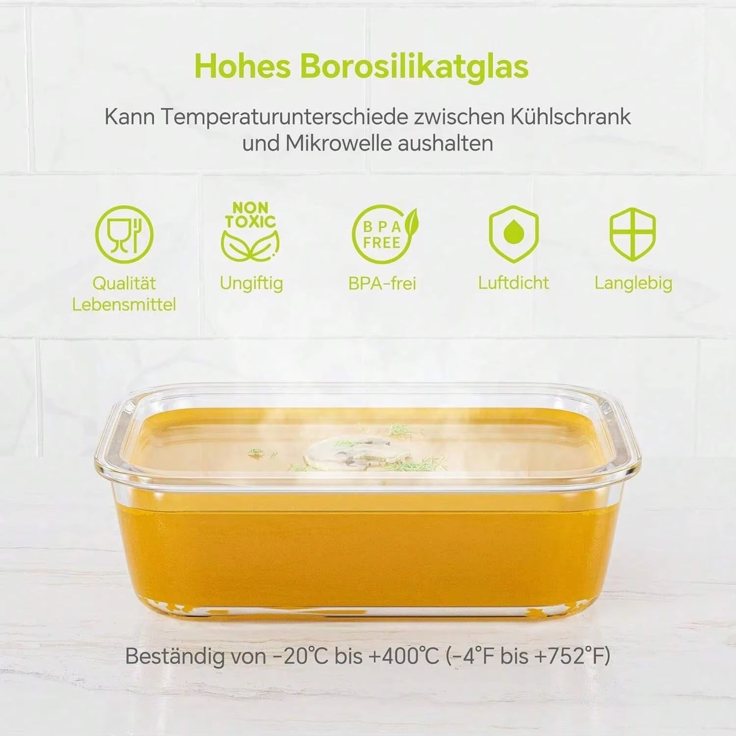 ภาชนะแก้วสำหรับเก็บอาหารพร้อมฝ - Meal Prep Glass Containers With Lids บทวิจารณ์และราคา