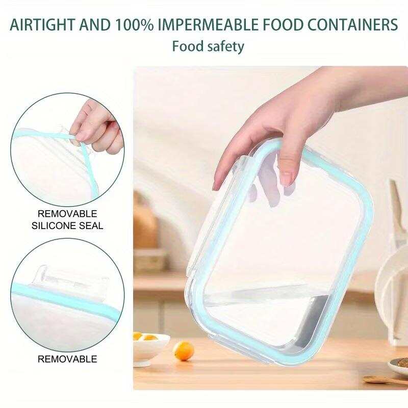 ชุดภาชนะเก็บอาหารแก้วปิดผนึก 1 - Meal Prep Glass Containers With Lids บทวิจารณ์และราคา