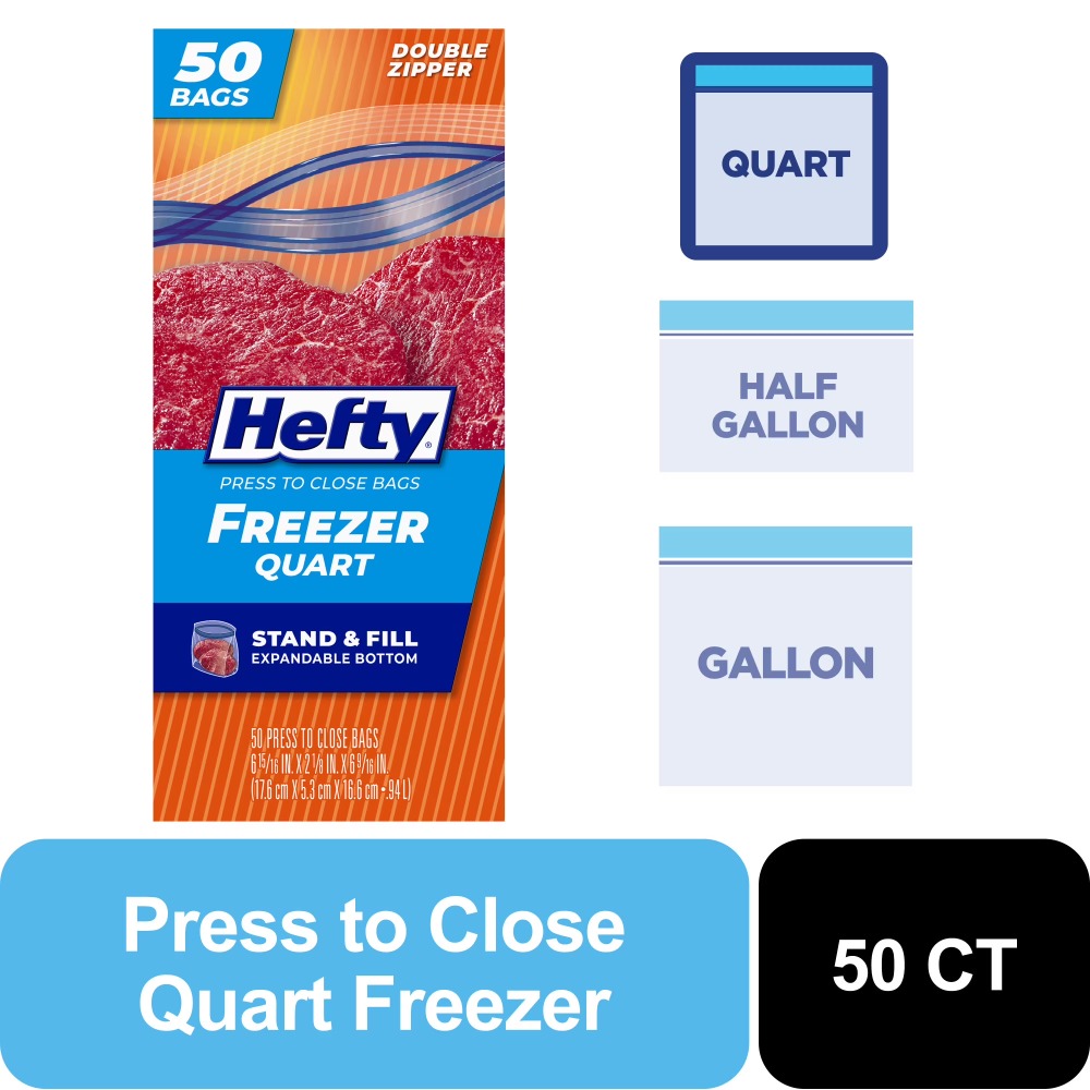ถุงซิปล็อคสำหรับแช่แข็ง 50 ใบ  - Meal Prep Ziplock บทวิจารณ์และราคา