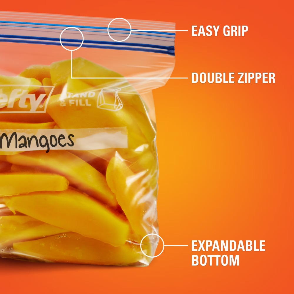 ถุงซิปล็อคสำหรับแช่แข็ง 50 ใบ  - Meal Prep Ziplock บทวิจารณ์และราคา