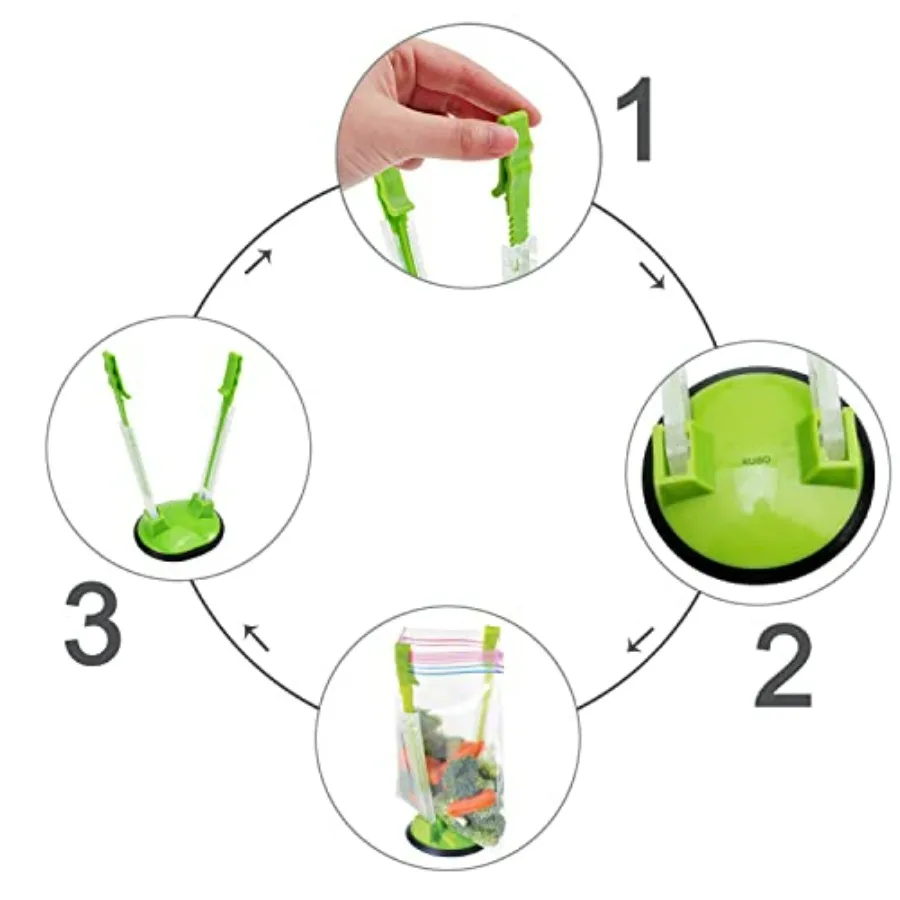 ที่วางถุงแบบแบ็กกี้สำหรับเตรีย - Meal Prep Ziplock บทวิจารณ์และราคา