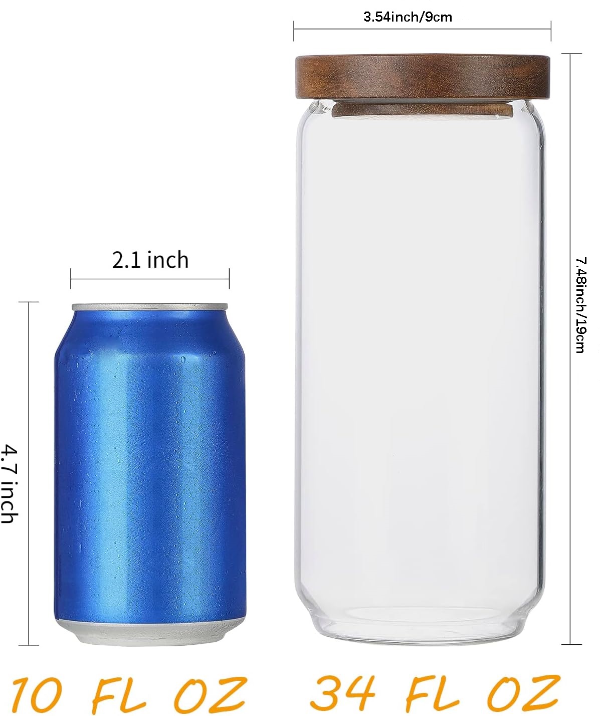 ชุดโหลแก้ว 4 ใบ ขนาด 34 ออนซ์  - Meal Prep Glass Containers With Lids บทวิจารณ์และราคา