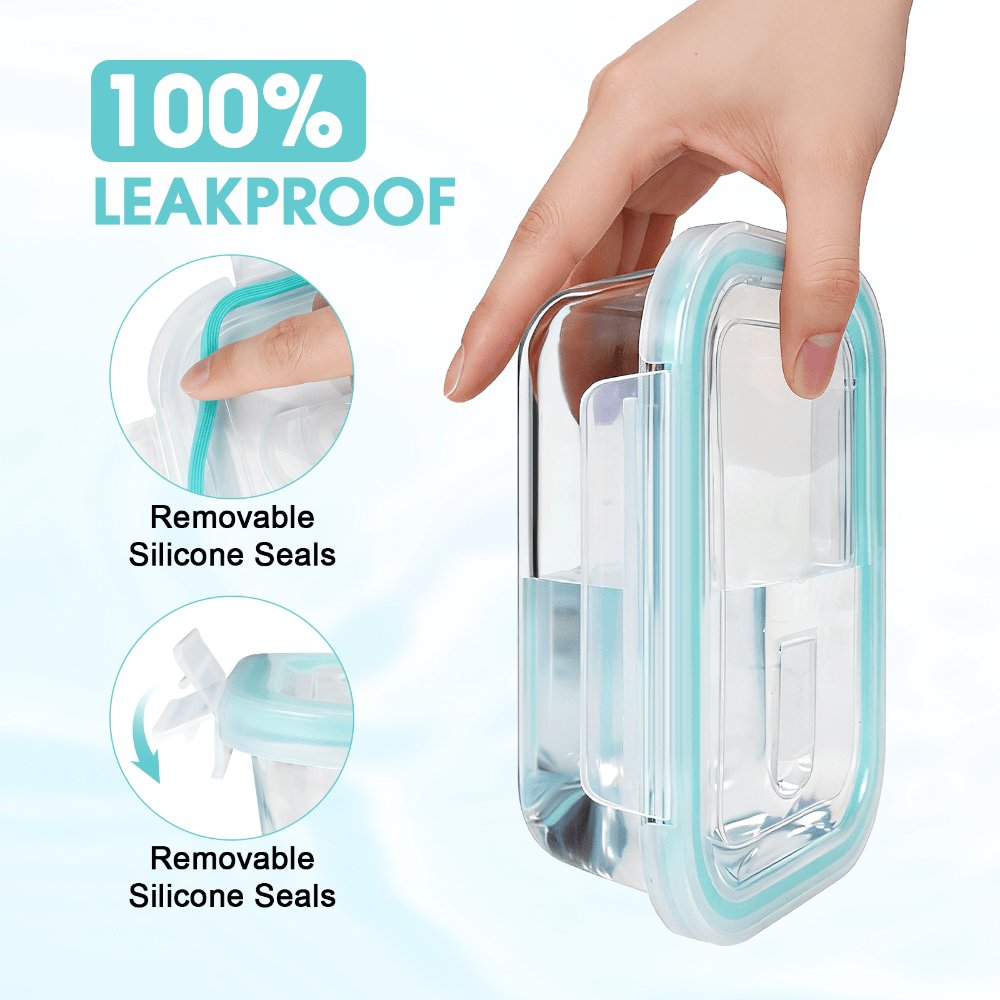 ชุดกล่องเก็บอาหารแก้ว 24 ชิ้น  - Meal Prep Oven Safe Containers บทวิจารณ์และราคา