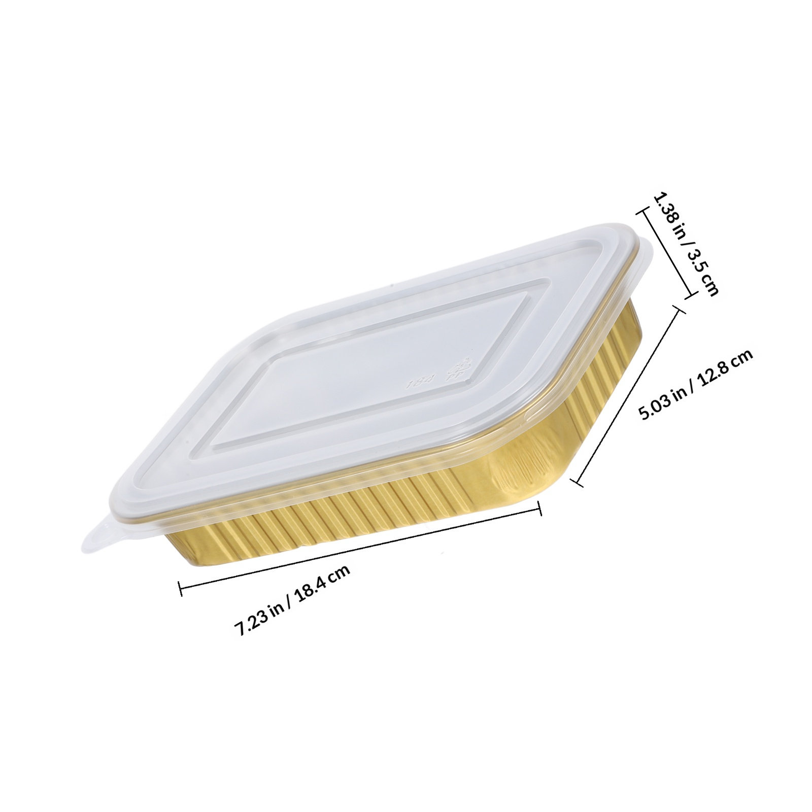 ภาชนะอลูมิเนียมฟอยล์ทรงสี่เหลี - Meal Prep Oven Safe Containers บทวิจารณ์และราคา