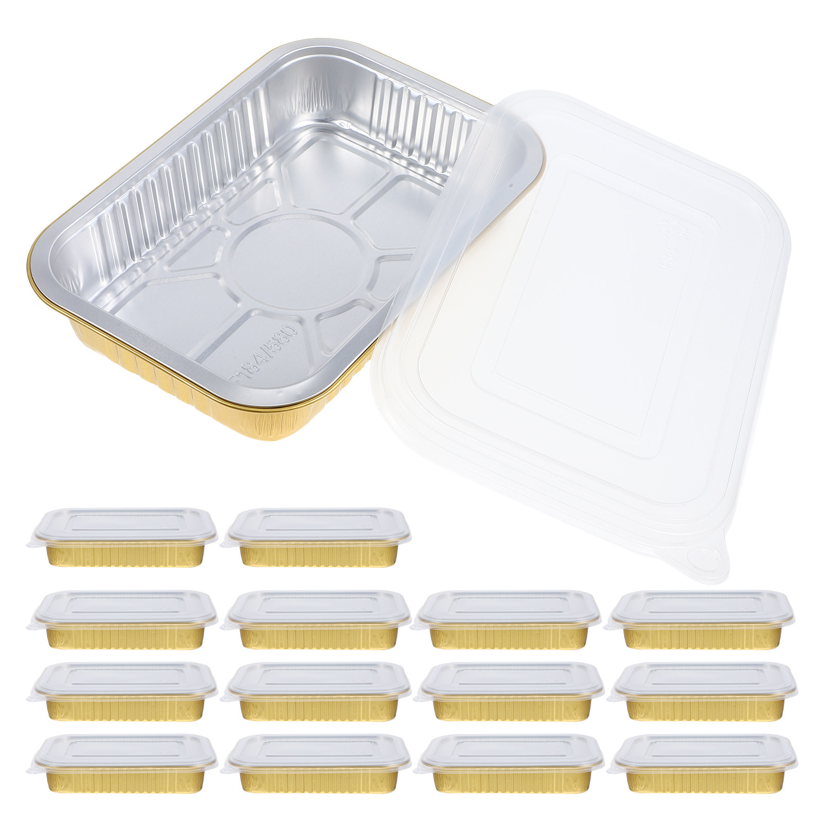 ภาชนะอลูมิเนียมฟอยล์ทรงสี่เหลี - Meal Prep Oven Safe Containers บทวิจารณ์และราคา